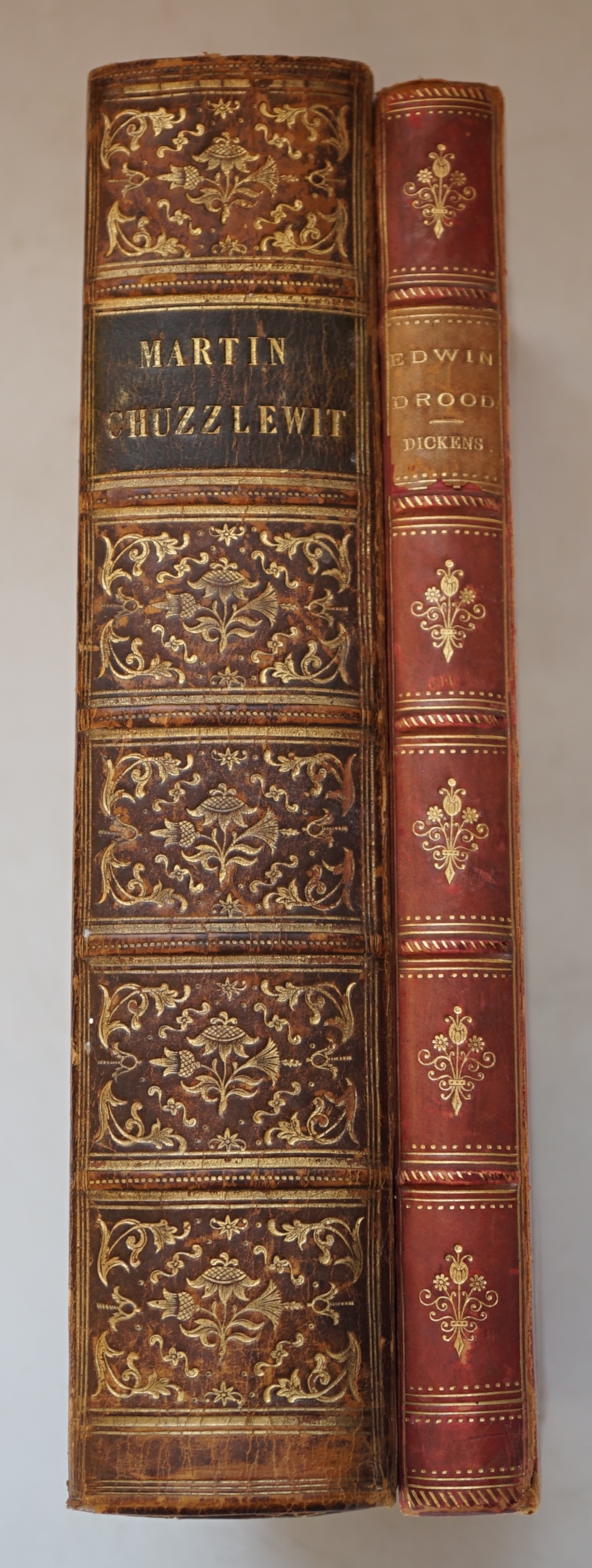 Dickens, Charles - The Mystery of Edwin Drood, 1st edition in book form, engraved portrait frontispiece, additional title and 12 plates by Luke Fildes, without 1p. list of Dickens' works and 32pp. catalogue at rear, 8vo,